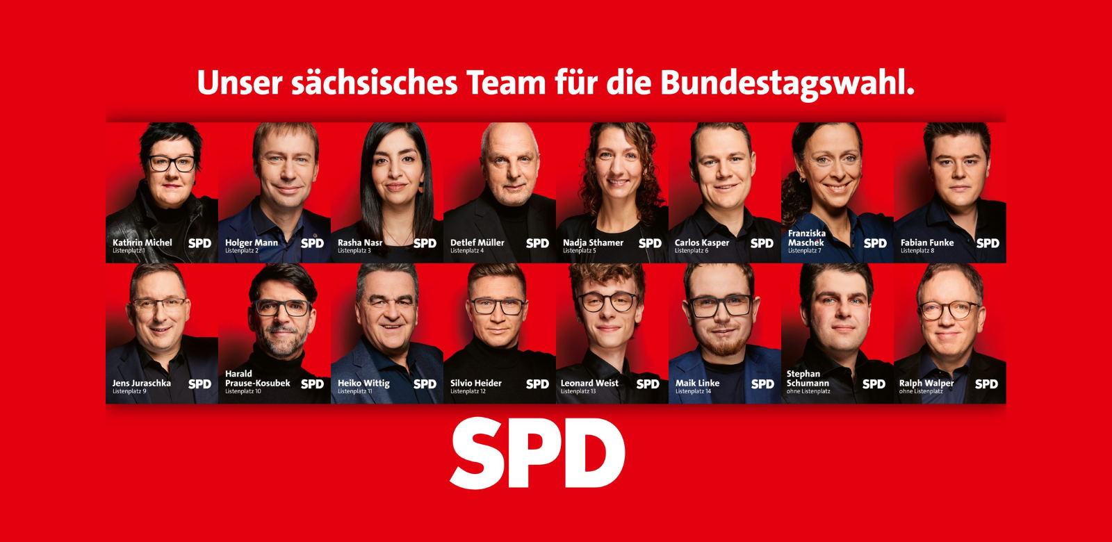 Maik Linke Listenplatz 14 SPD Bundestagswahl 2025